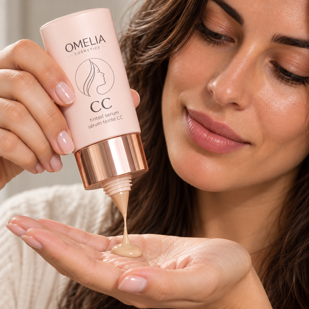 Omelia CC Siero | Fondotinta Coreano Idratante | Tonalità Adattiva ed Effetto Naturale Senza Maschera