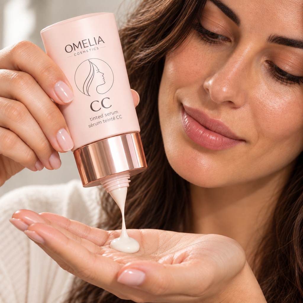Omelia CC Siero | Fondotinta Coreano Idratante | Tonalità Adattiva ed Effetto Naturale Senza Maschera