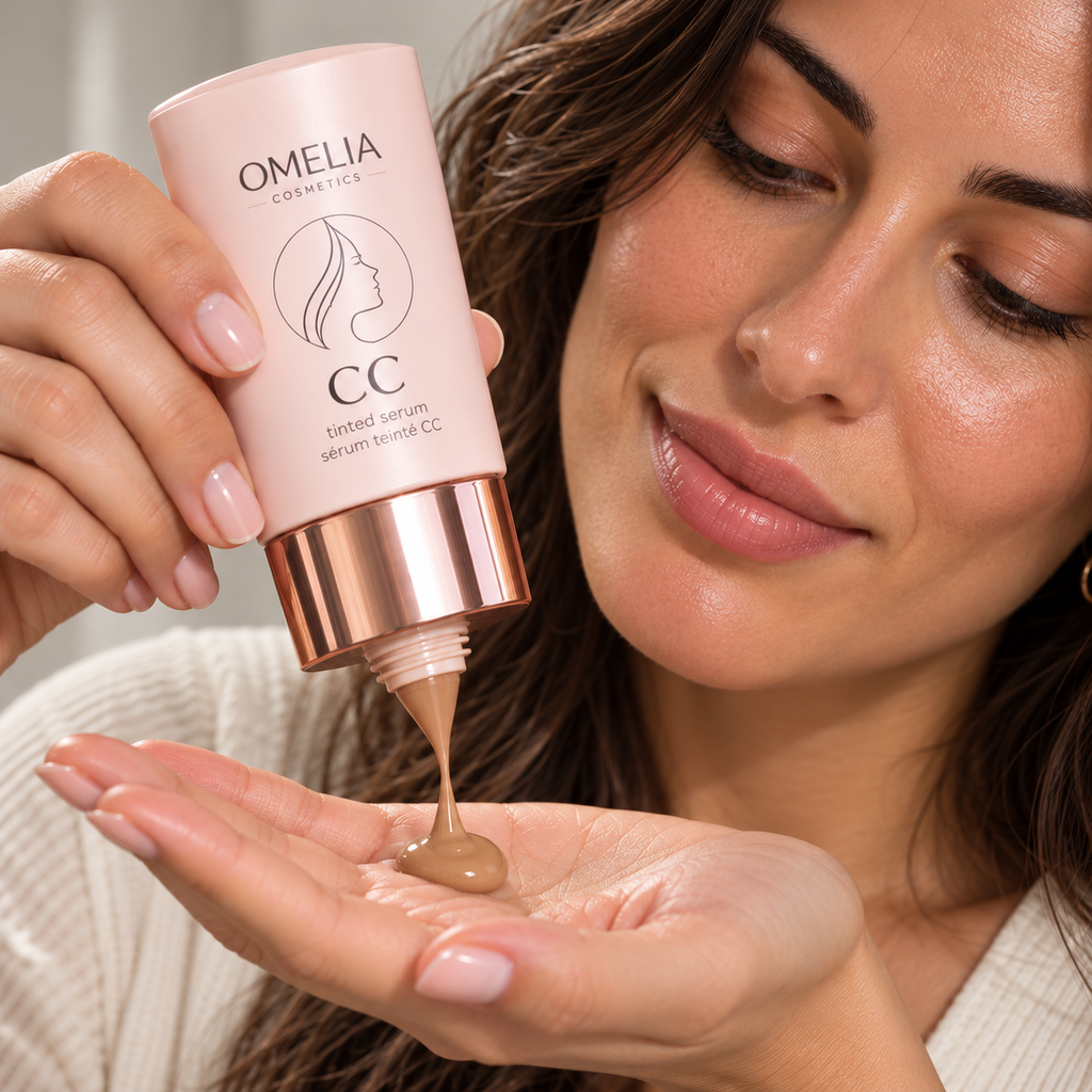 Omelia CC Siero | Fondotinta Coreano Idratante | Tonalità Adattiva ed Effetto Naturale Senza Maschera