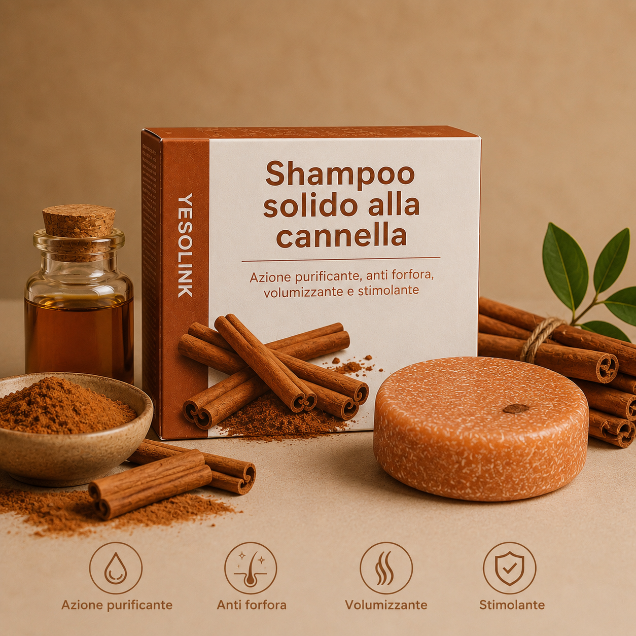 Shampoo solido Anti Forfora
