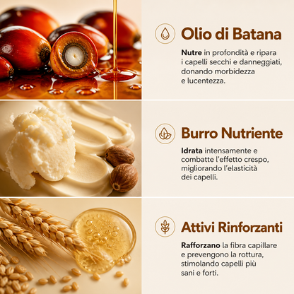 Shampoo Solido Anti Crespo e Ristrutturante