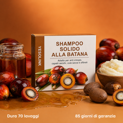 Shampoo Solido Anti Crespo e Ristrutturante