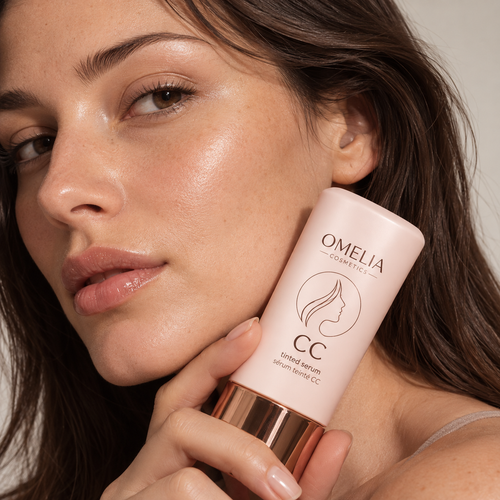 Omelia CC Siero | Fondotinta Coreano Idratante | Tonalità Adattiva ed Effetto Naturale Senza Maschera