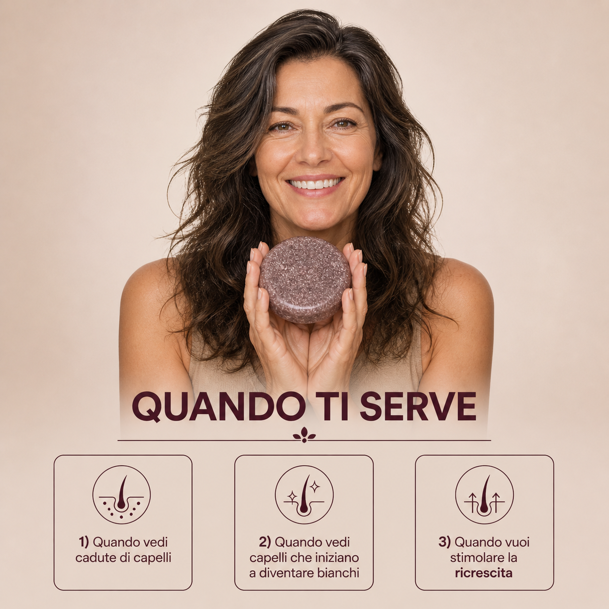 Shampoo Solido anti Caduta e Invecchiamento