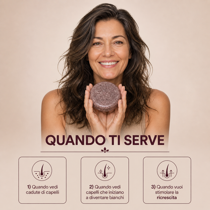 Shampoo Solido anti Caduta e Invecchiamento