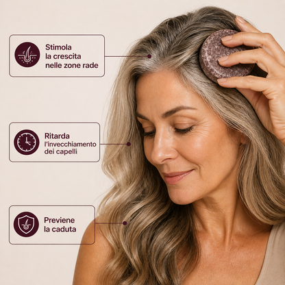 Shampoo Solido anti Caduta e Invecchiamento