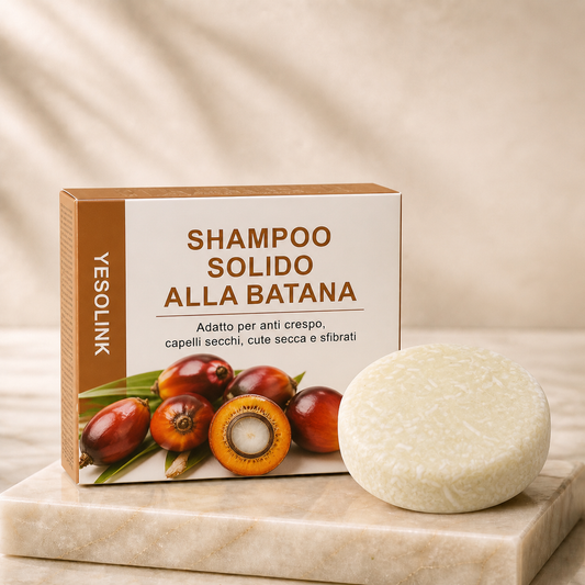 Shampoo Solido Anti Crespo e Ristrutturante