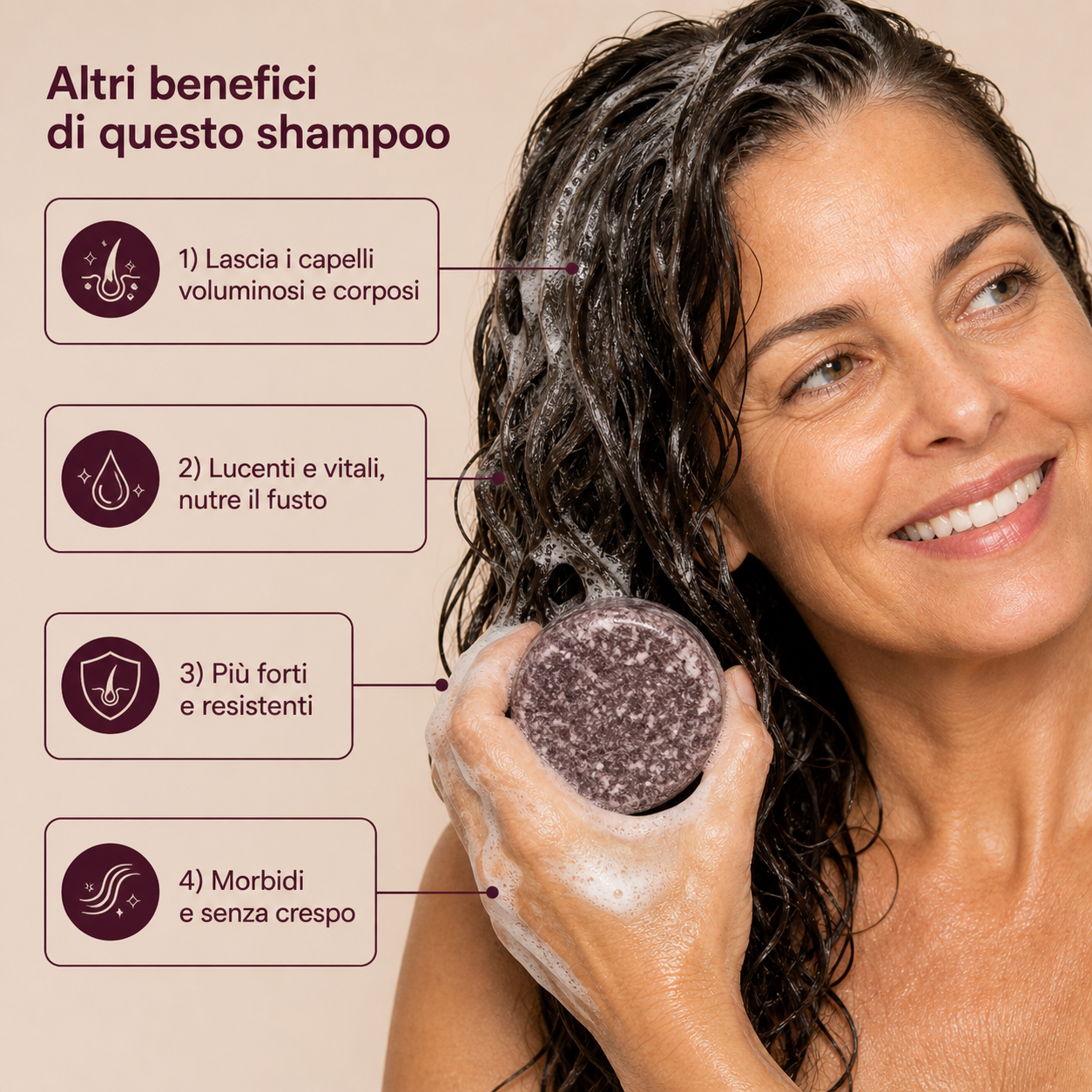 Shampoo Solido anti Caduta e Invecchiamento