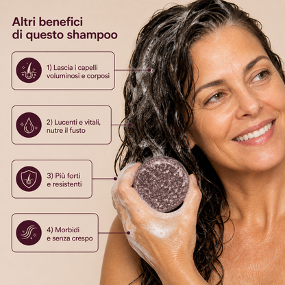 Shampoo Solido anti Caduta e Invecchiamento