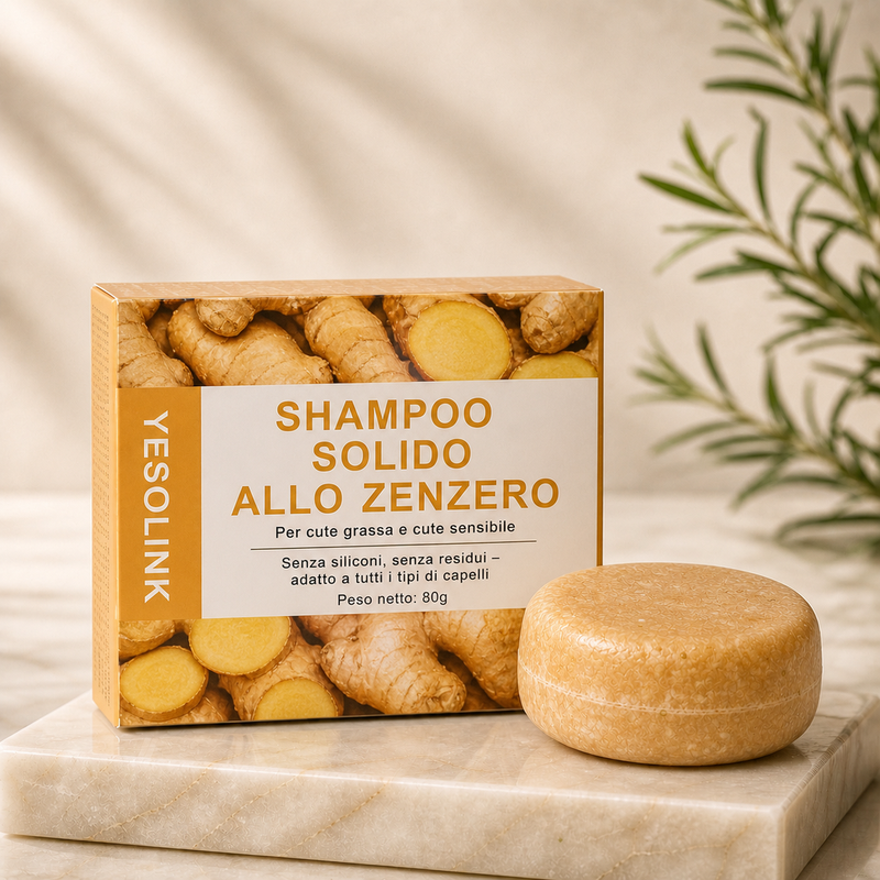 Shampoo solido per capelli grassi