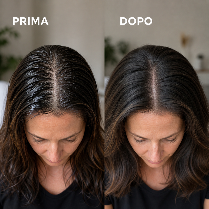 Shampoo solido per capelli grassi