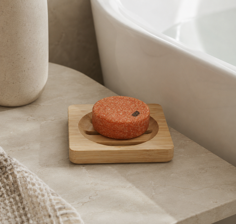 Porta shampoo solido in Bambú